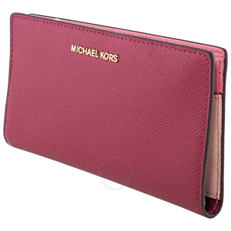 michael kors saffiano wallet slim|Michael Kors large saffiano satchel.